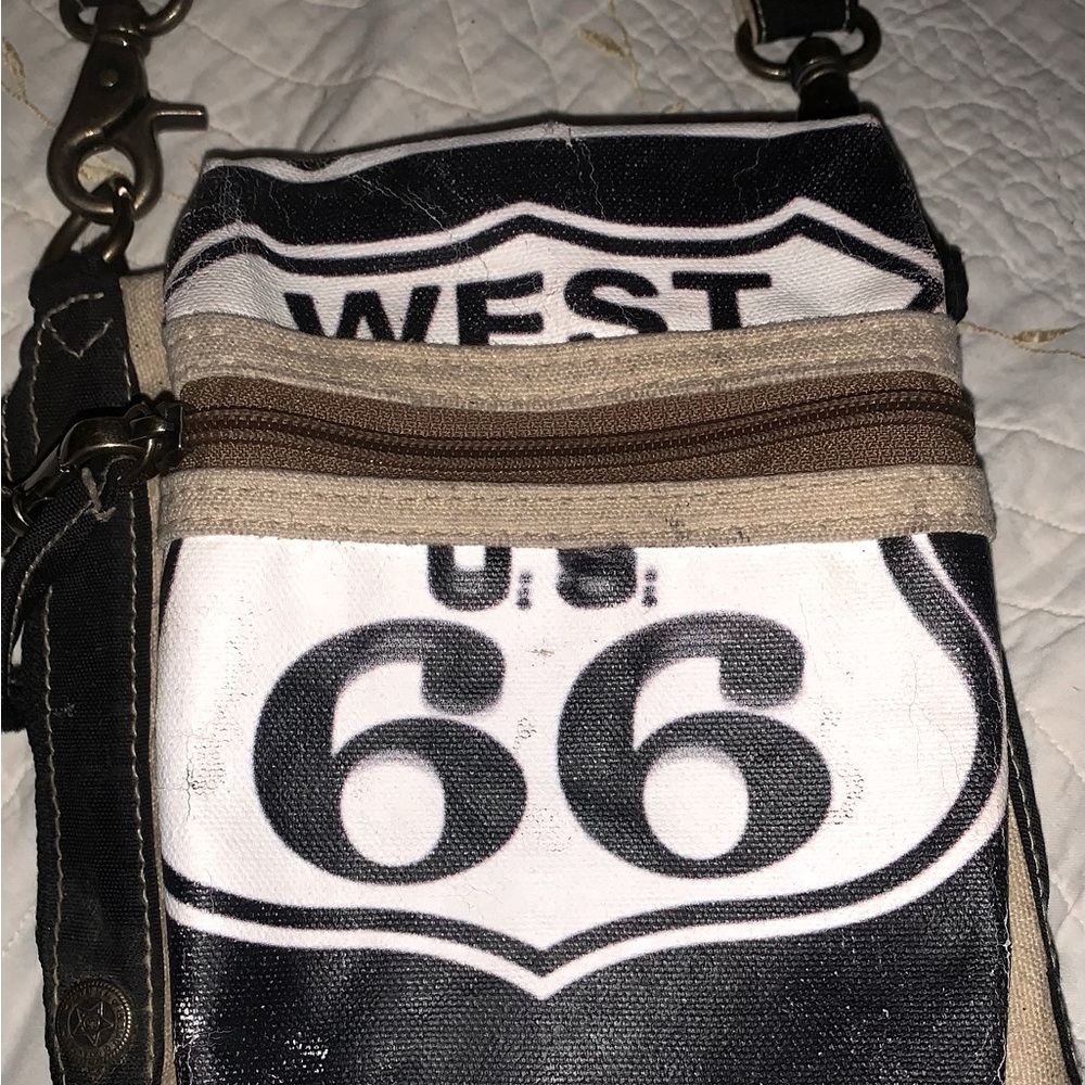 VINTAGE Route 66 Travel Purse Small